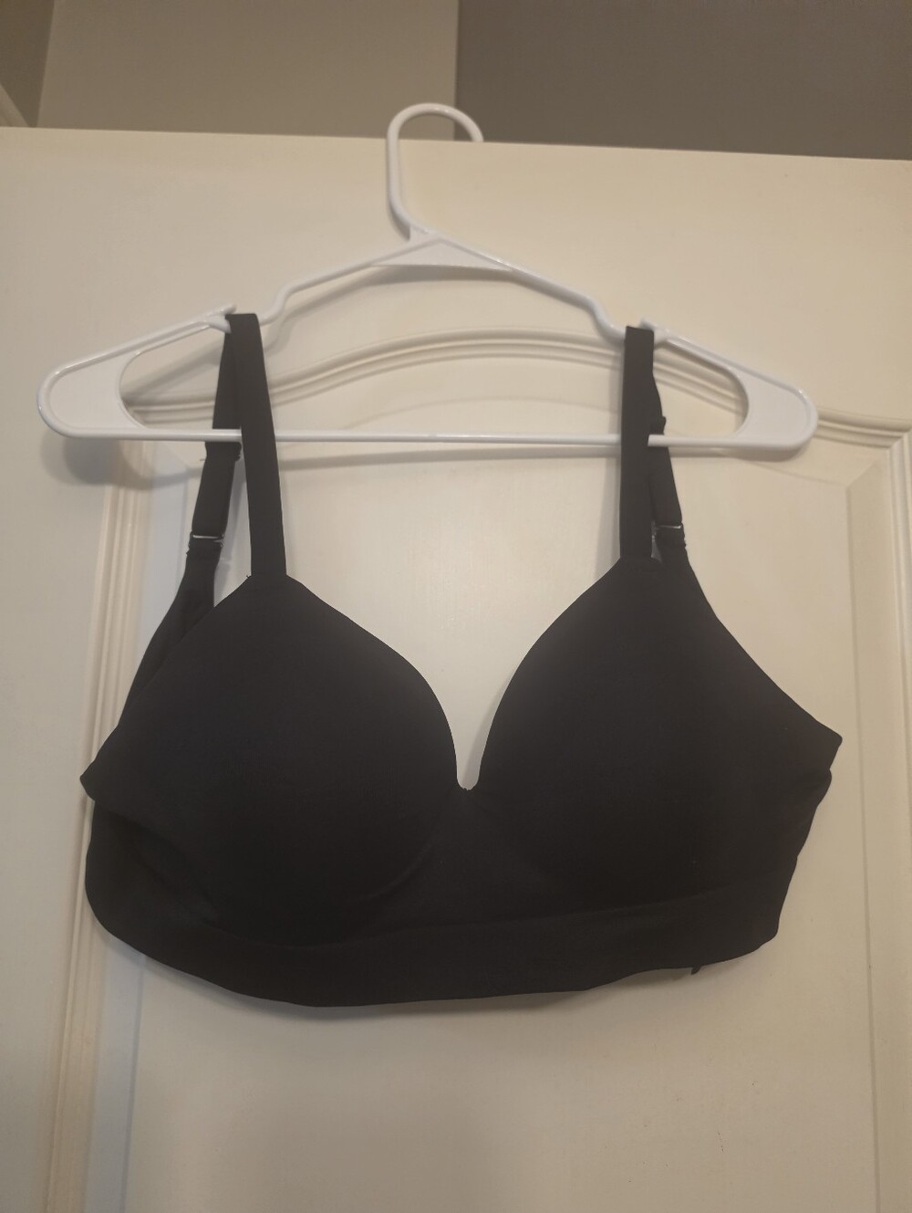 Truekind Black Wireless Everyday Push Up Bra - Size Large